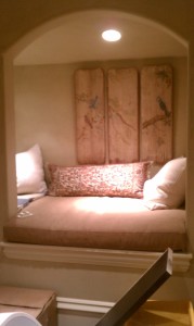 Custom Upholstery With Pillow For Built-in Ned Nitch