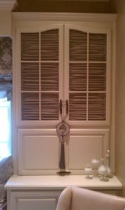 Horizontally Shirred Cabinet Curtains