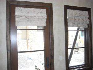 Working Flat Roman Shades With Valance